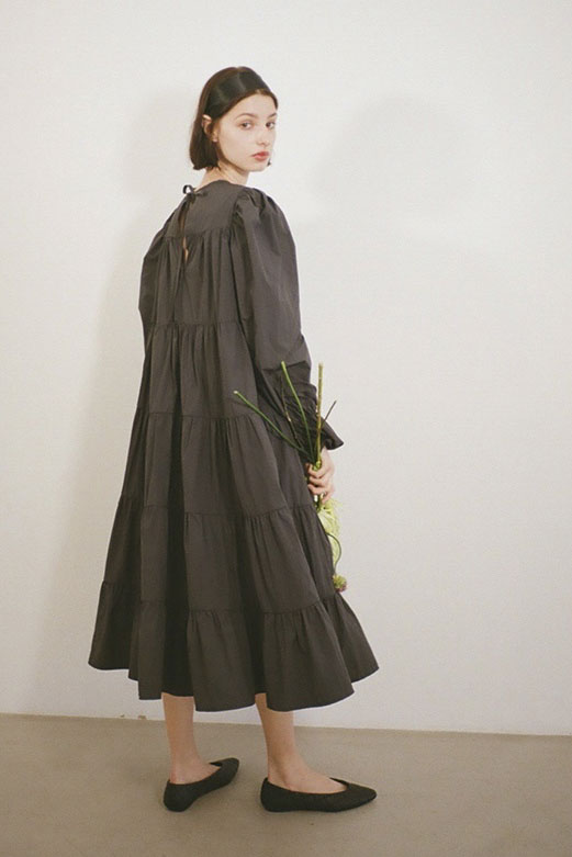 【HONEY MI HONEY】nylon tiered one-piece