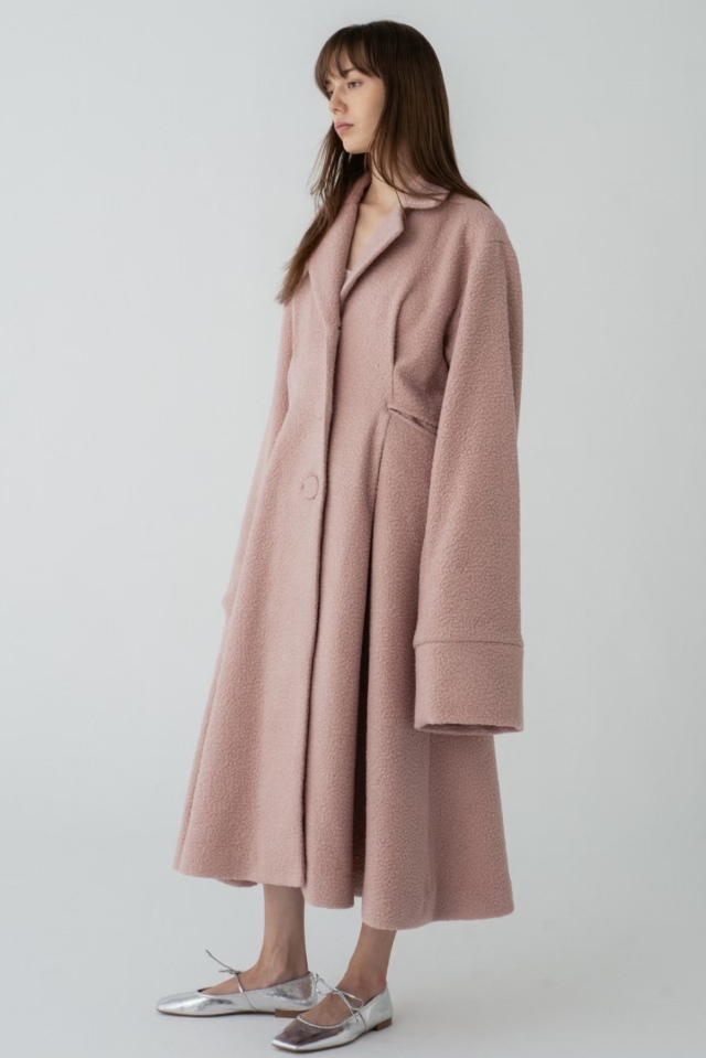 tuck long chester coat