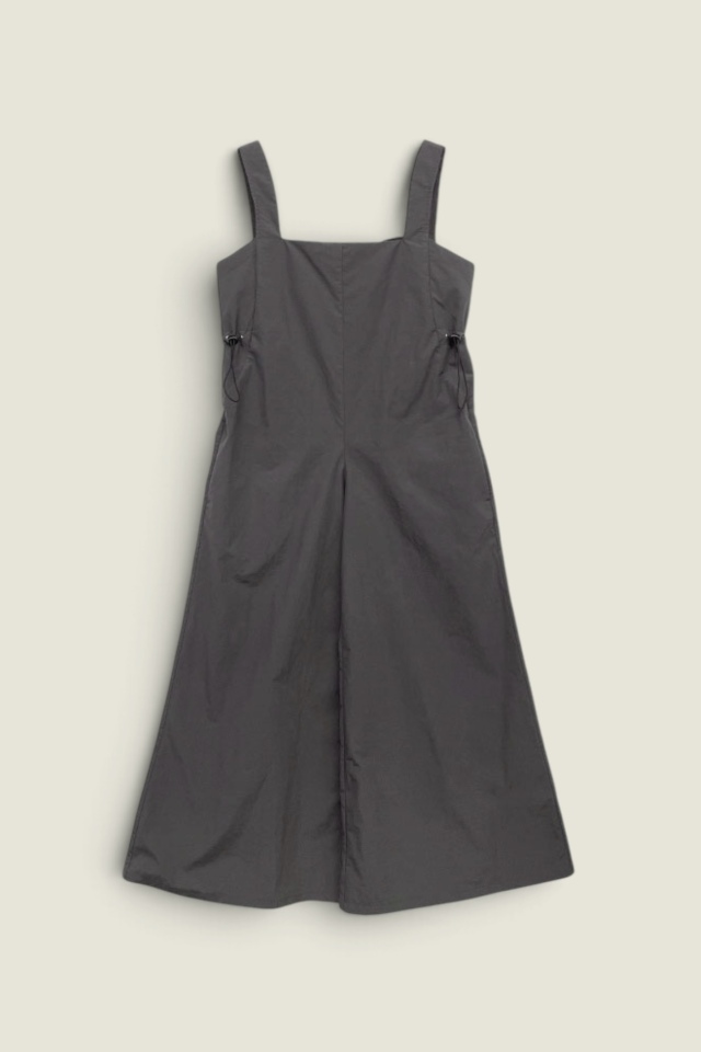 【HONEY MI HONEY】taffeta ribbon jump suit