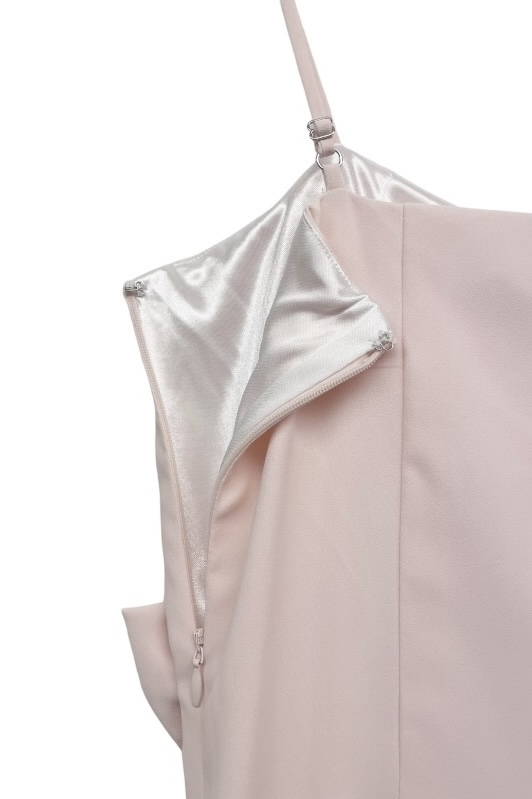 big ribbon camisole one-piece