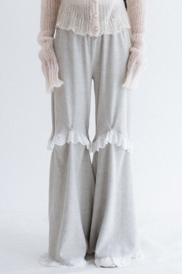 two-way rib flare pants