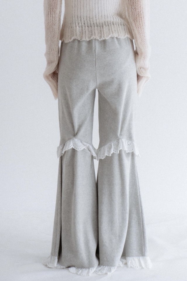 two-way rib flare pants