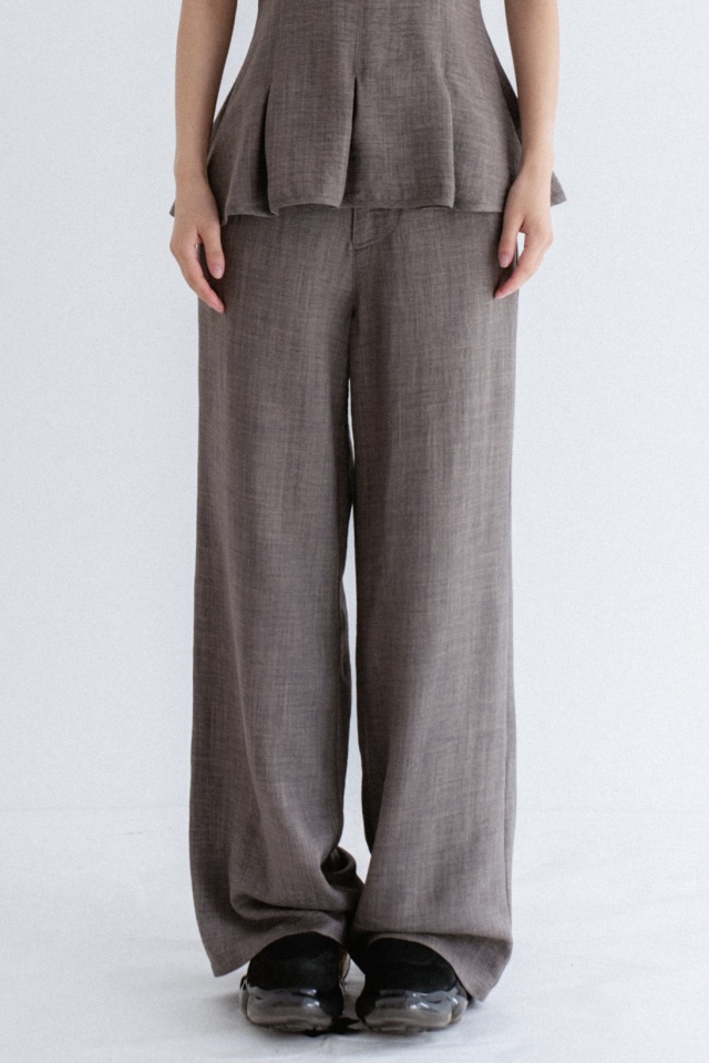 flannel waist lace pants 