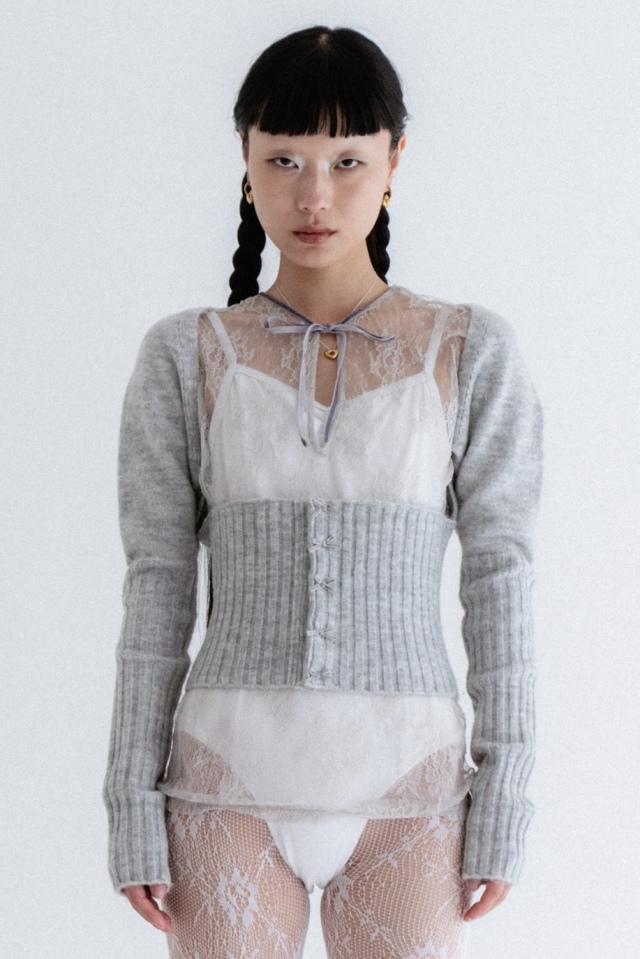 【HONEY MI HONEY】bolero corset cardigan