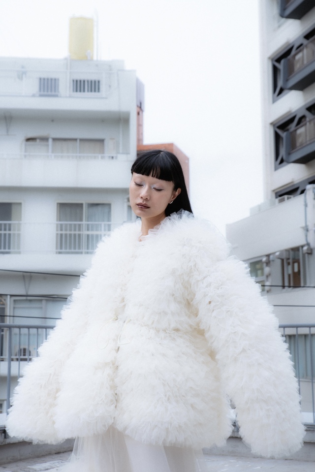 honey mi honey ♡ volume sleeve coat Honey mi Honey (ハニーミーハニー) ボリュームスリーブコート