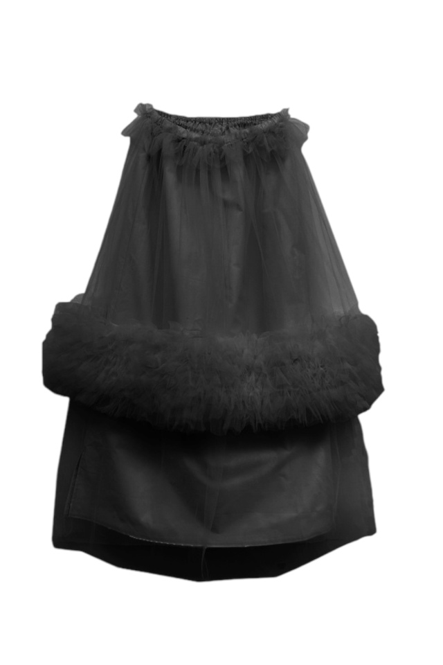 スカート tulle point tiered long skirt tulle point tiered long skirt