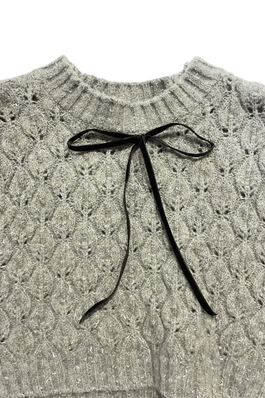 jacquard two-way ribbon knit jacquard two-way ribbon knit
