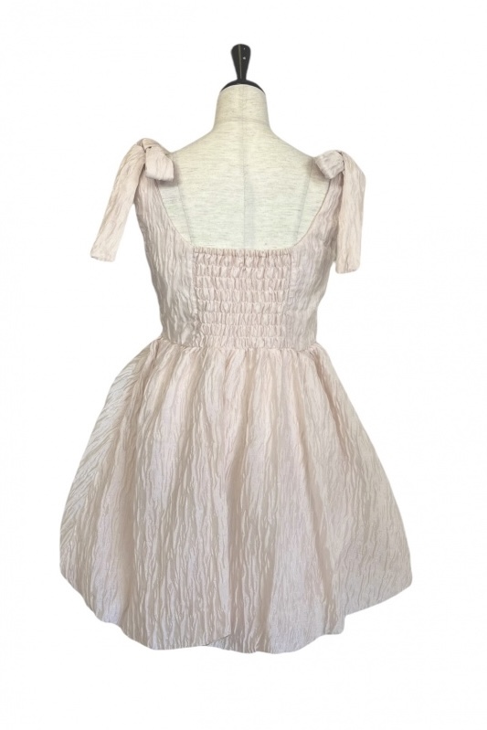 ワンピース organdie balloon ribbon one-piece organdie balloon ribbon one-piece