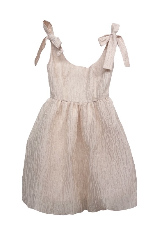ワンピース organdie balloon ribbon one-piece organdie balloon ribbon one-piece