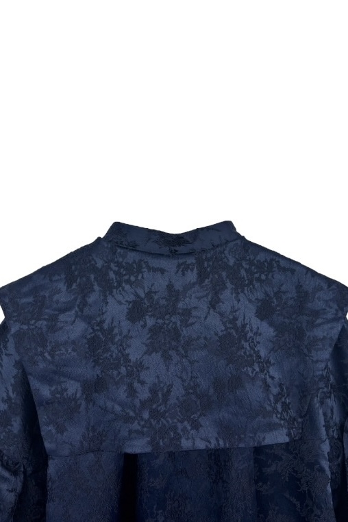 超話題新作 jacquard tunic blouse sailor トップス