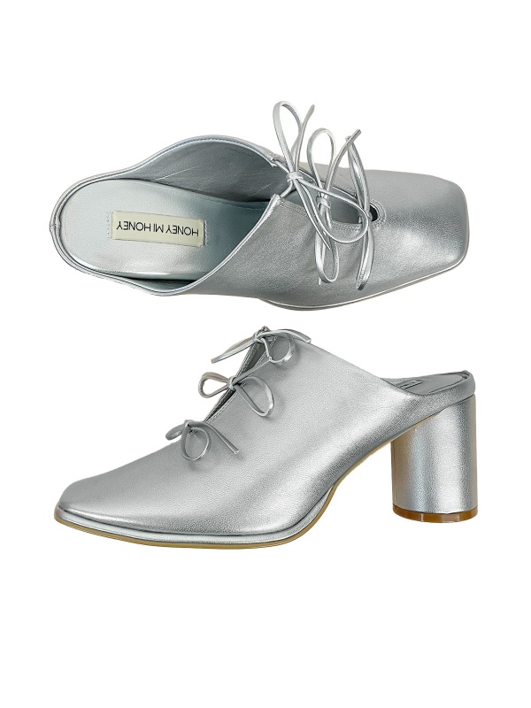 ribbon square mule
