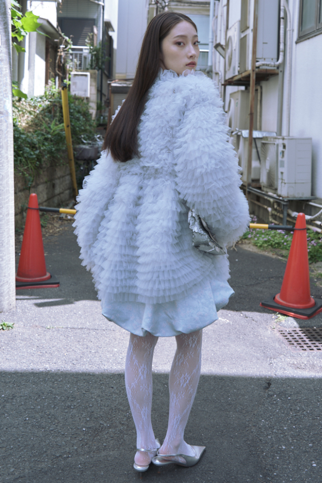 ジャケット・アウター OPEN SESAME CLUB tulle fur blouson 販売 中