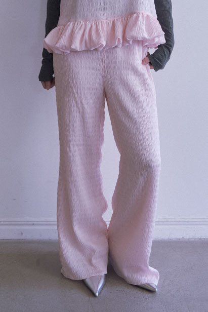 【HONEY MI HONEY】dreamy satin wide pants