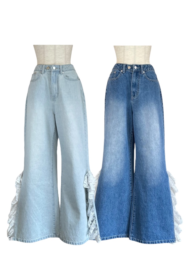 【新品】HONEY MI HONEY 2wayフレアデニム two-way denim flare pants