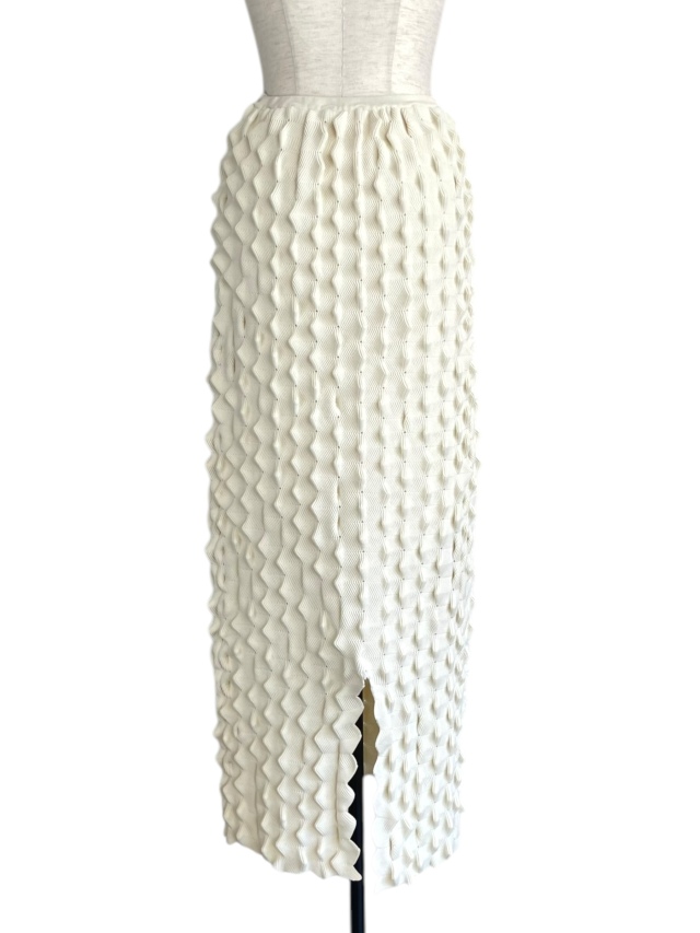 HONEY MI HONEY｜スパイキーリブニットタイトスカート｜立体感で魅せる