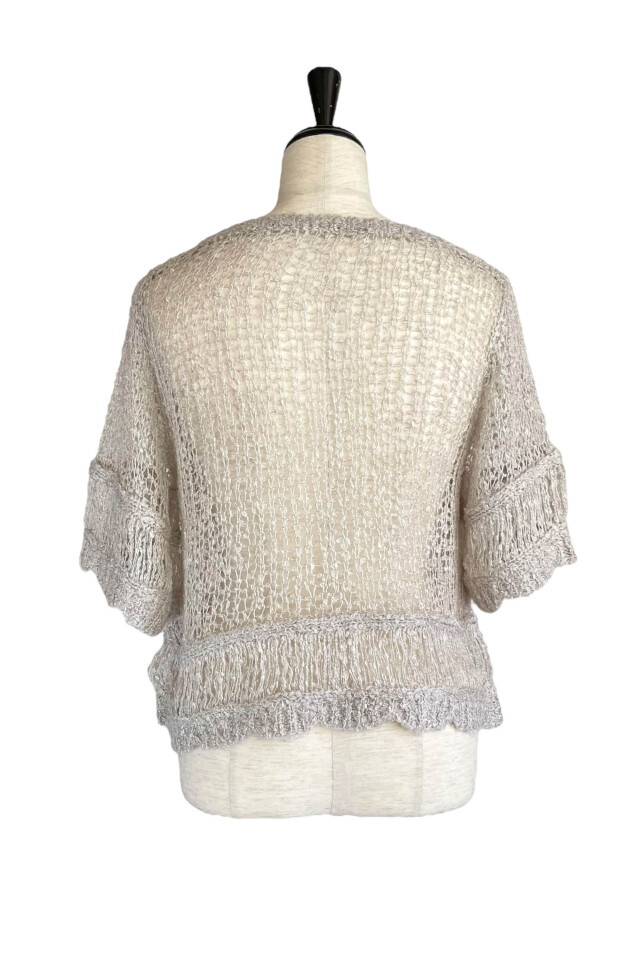 HONEY MI HONEY｜プードルクロシェニットトップス｜さりげない甘さを