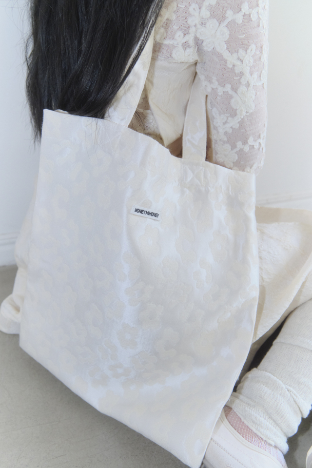 Honey mi Honey - 〔Honey mi Honey〕 25日までお取り置き⁑M様 flower jacquard tote bag
