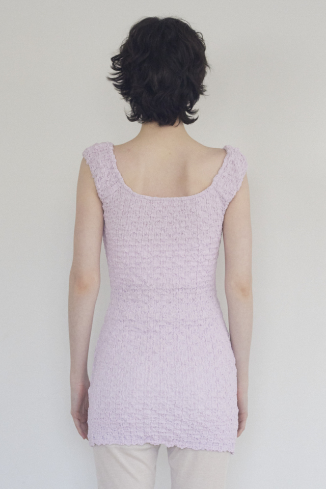 HONEY MI HONEY｜swell cotton mini one-piece｜ナチュラルコットンの