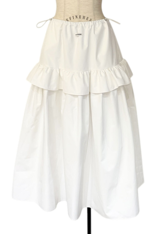 HONEY MI HONEY｜rain tiered skirt｜雨の日も華やぐ撥水