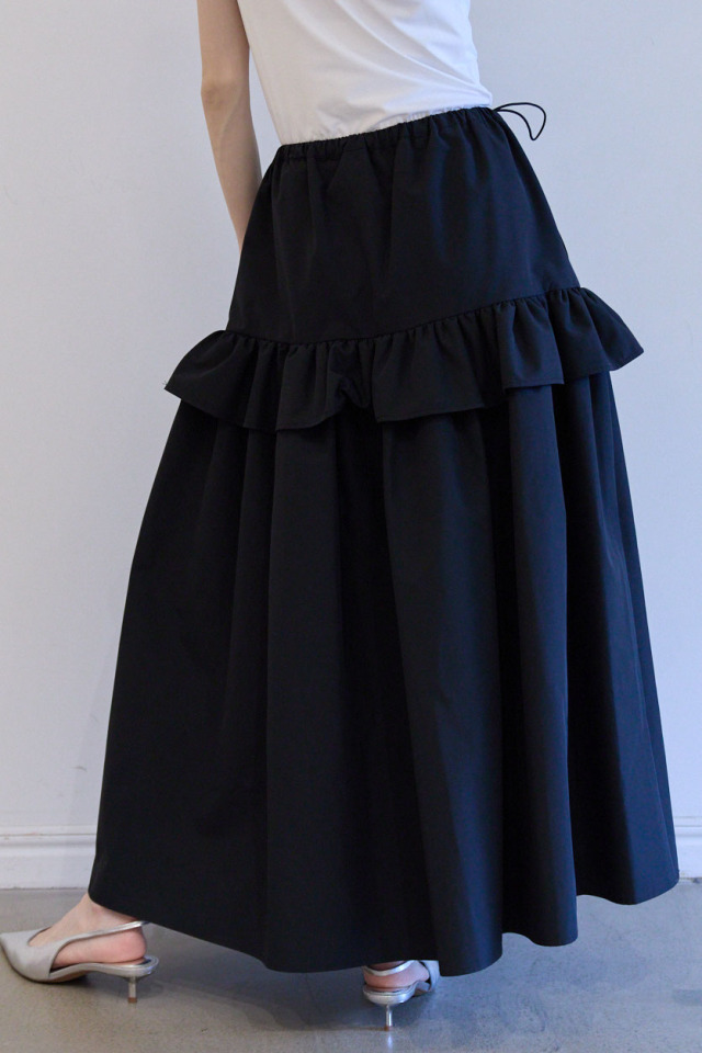rain tiered skirt