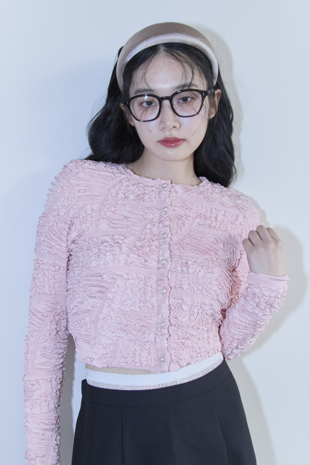 back open swell jacquard long one-piece