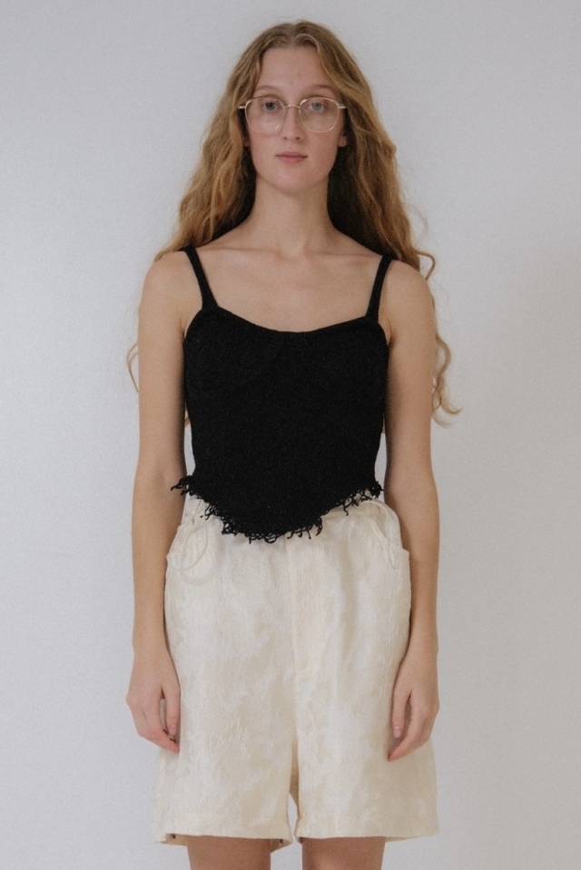 【HONEY MI HONEY】corset knit camisole