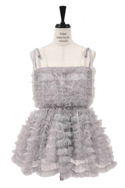 トップス HONEY MI HONEY tulle frill camisole tulle frill camisole
