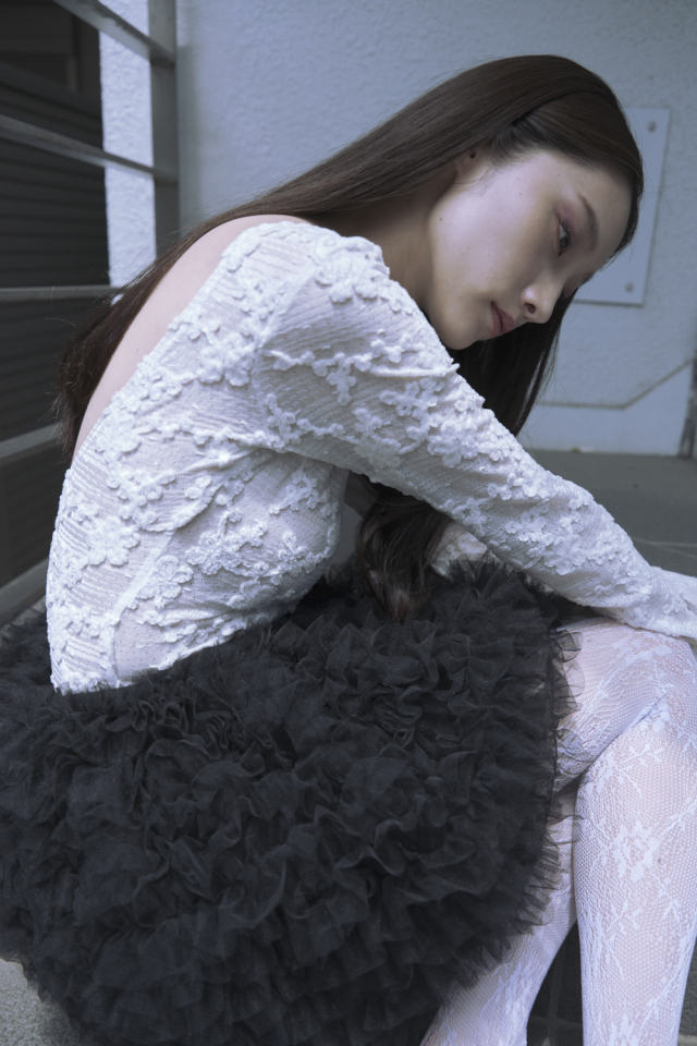 molle embroidery lace body suit