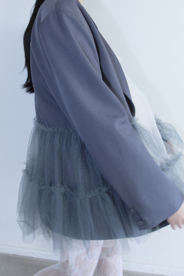 tulle tiered tunic camisole