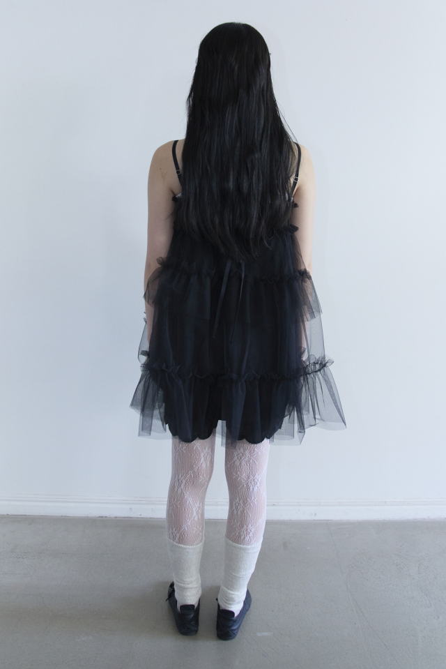 tulle tiered tunic camisole