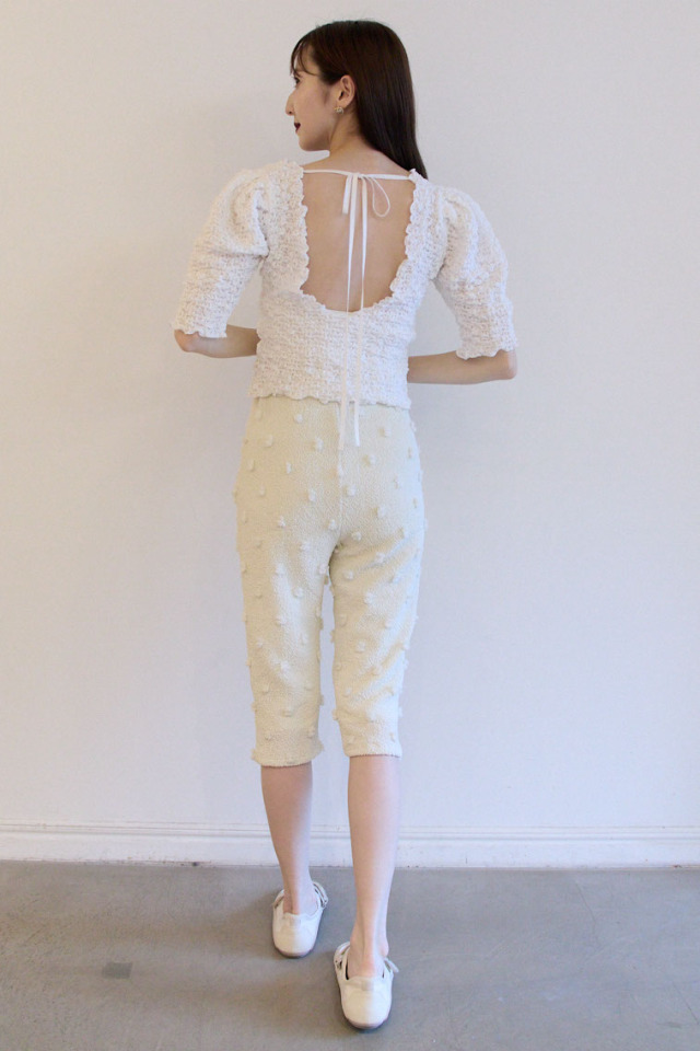 swell cotton puff sleeve tops