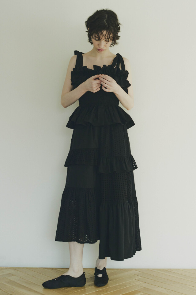 トップス HONEY MI HONEY  jacquard flare camisole トップス HONEY MI HONEY jacquard flare camisole HONEY MI
