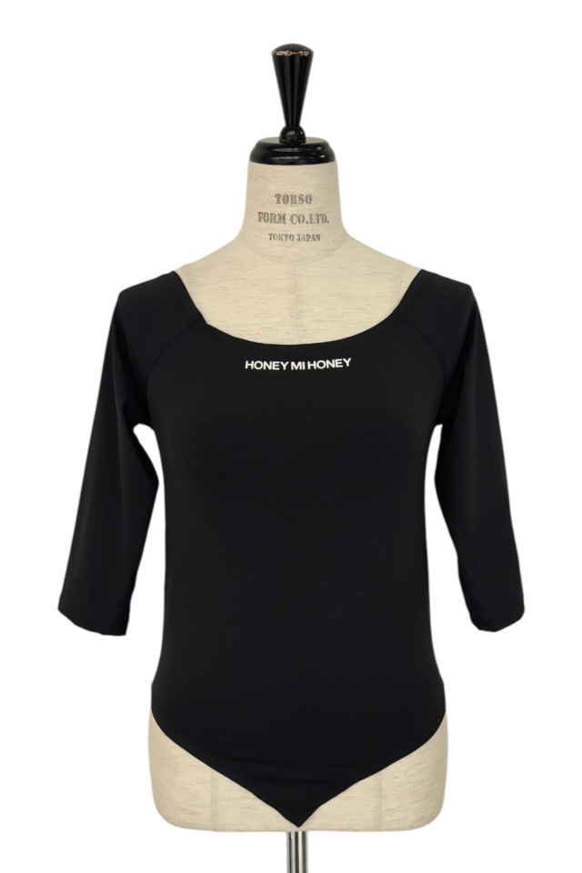jersey logo boat neck tops