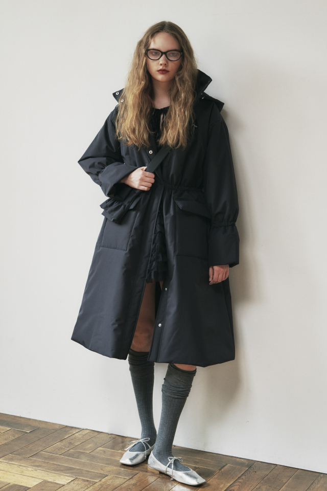 HONEY MI HONEY ハニーミーハニー｜撥水フリルミニショルダー｜雨の日