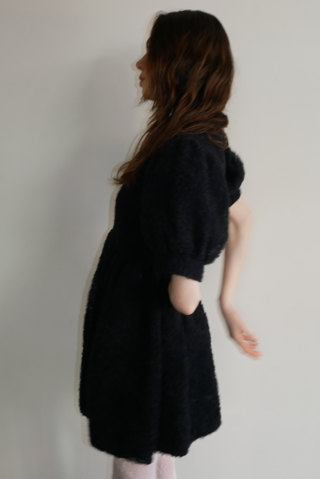 HONEY MI HONEY ハニーミーハニー｜チュールパフスリーブワンピース