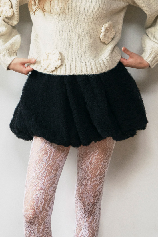 【HONEY MI HONEY】tulle puff balloon mini skirt