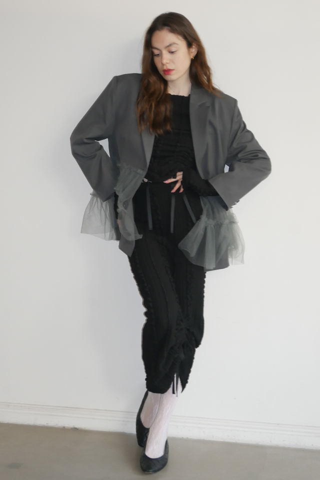 HONEY MI HONEYdrawstringribbontightskirt｜HONEY MI HONEY ハニー  