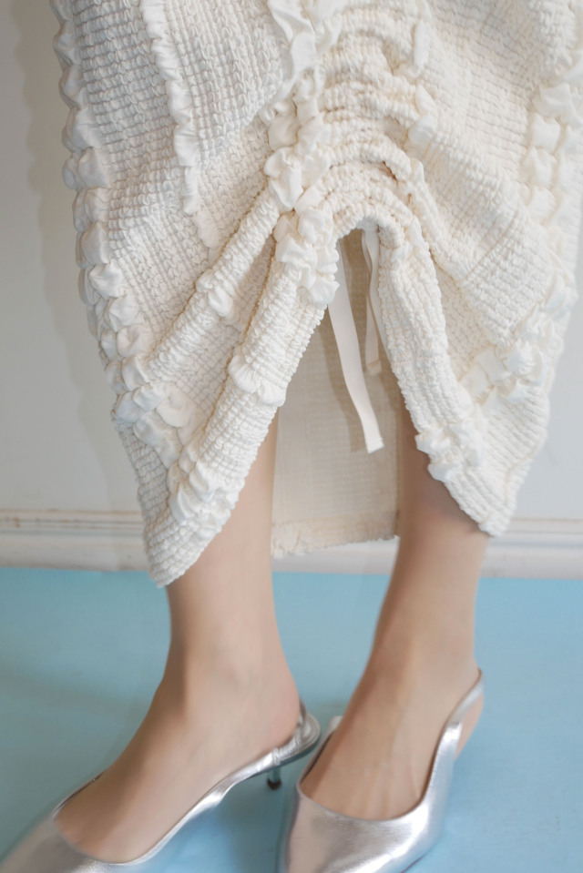 HONEY MI HONEY ハニーミーハニー｜ドローストリング リボンタイトスカート 