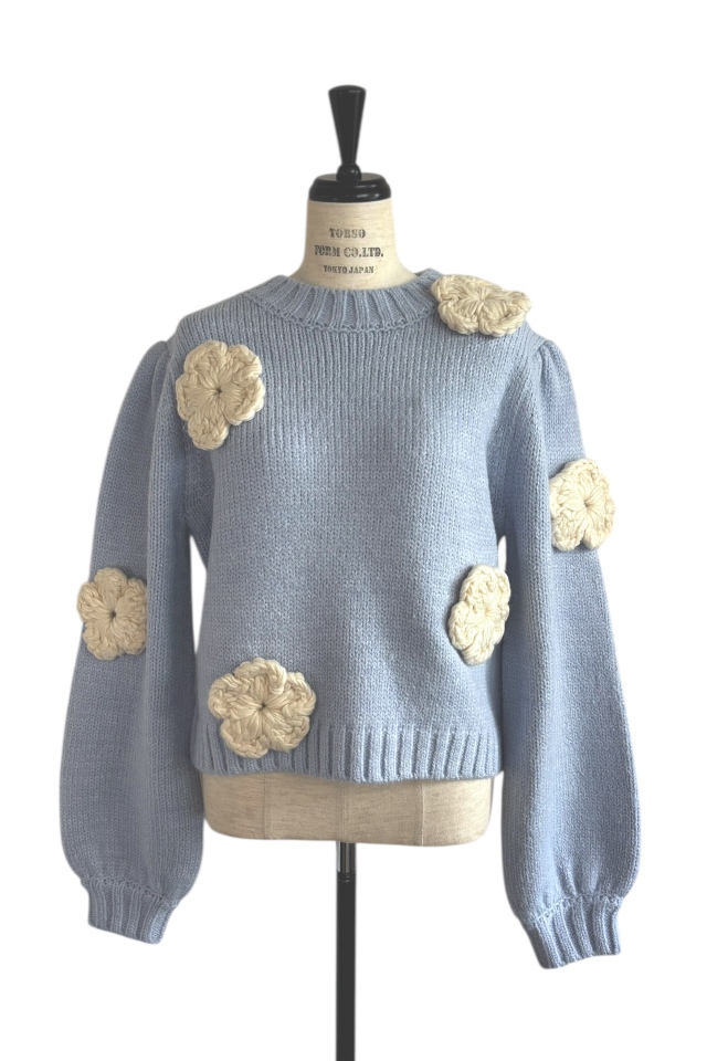 SEVEN TE 小籠包パフスリーブハイネックニット♡Ｍ♡美品 SEVEN TE 小籠包パフスリーブハイネックニット♡M♡美品