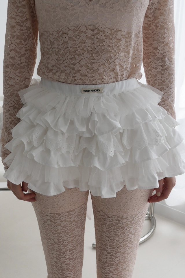 【HONEY MI HONEY】tiered frill bag & mini skirt
