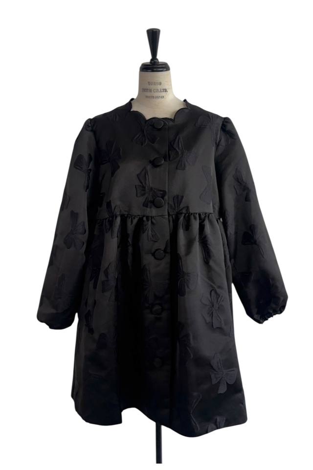 HONEY MI HONEY｜ribbon jacquard tunic jacket｜レディース