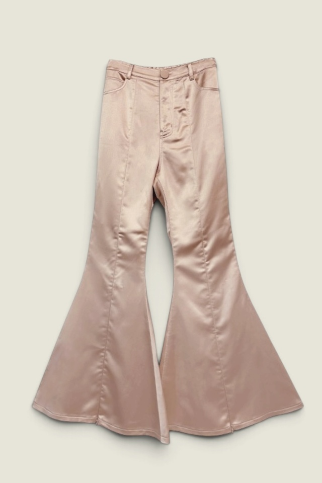 【HONEY MI HONEY】satin flare pants