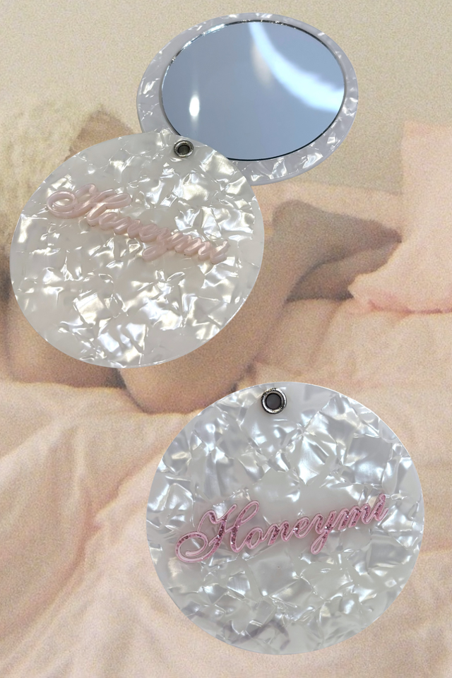 【HONEY MI HONEY】Honeymi logo compactmirror