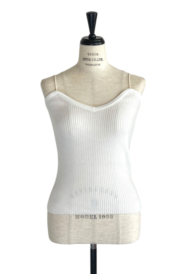 【ALORA THE WAY】rib camisole