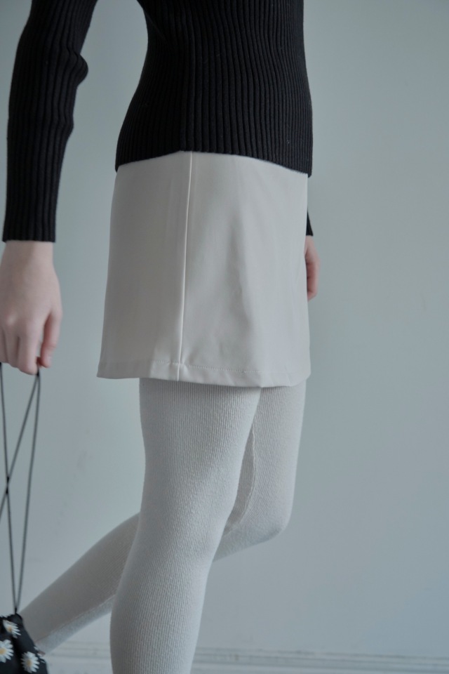 【ALORA THE WAY】layered mini skirt