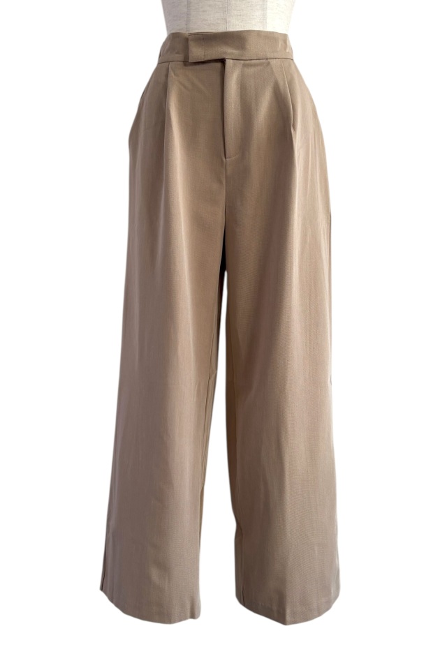 【ALORA THE WAY】straight wide pants