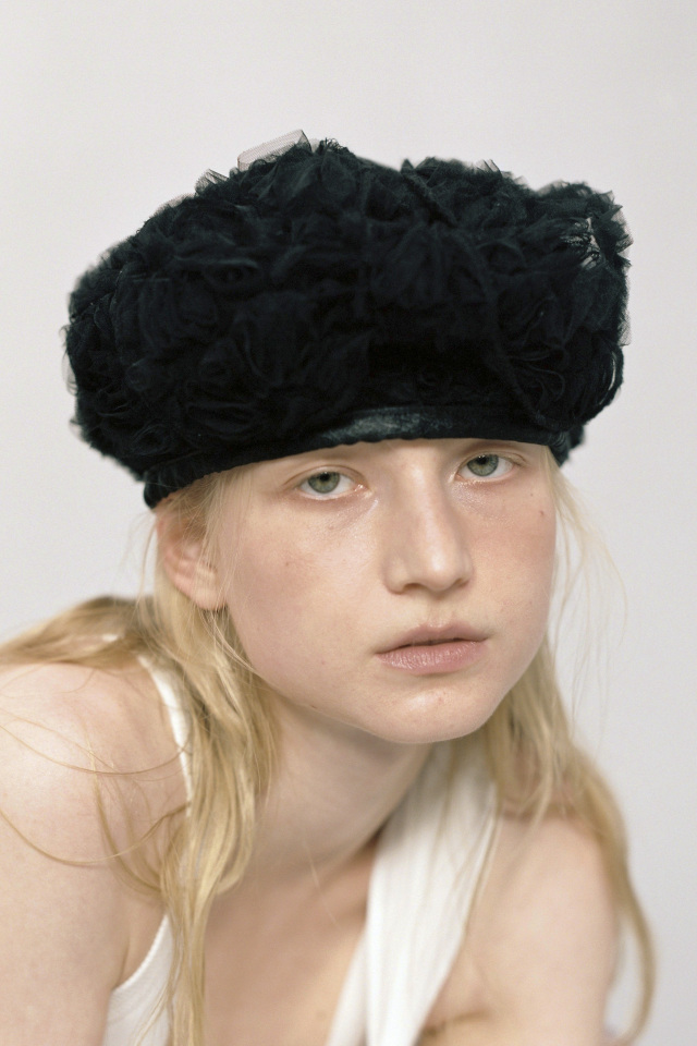 【AWESOME NEEDS】BOWL BERET_RIBBON