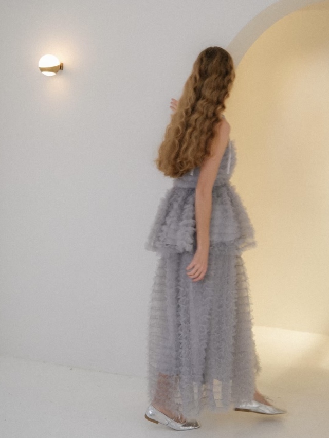 tulle frill camisole