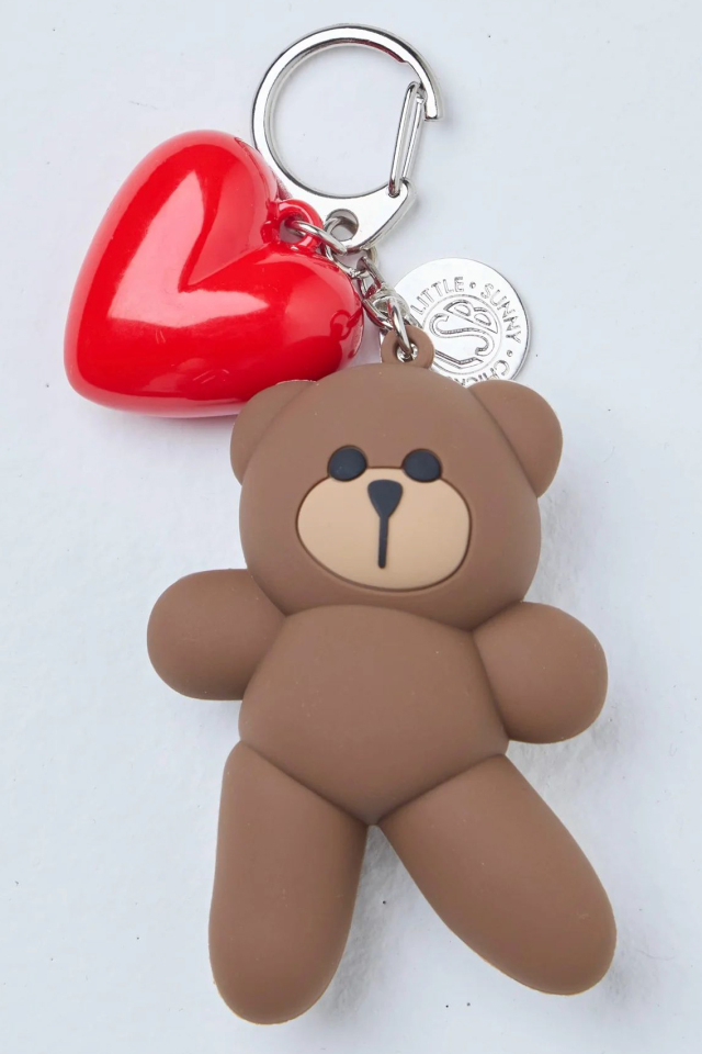 【Little Sunny Bite】bera heart key chain