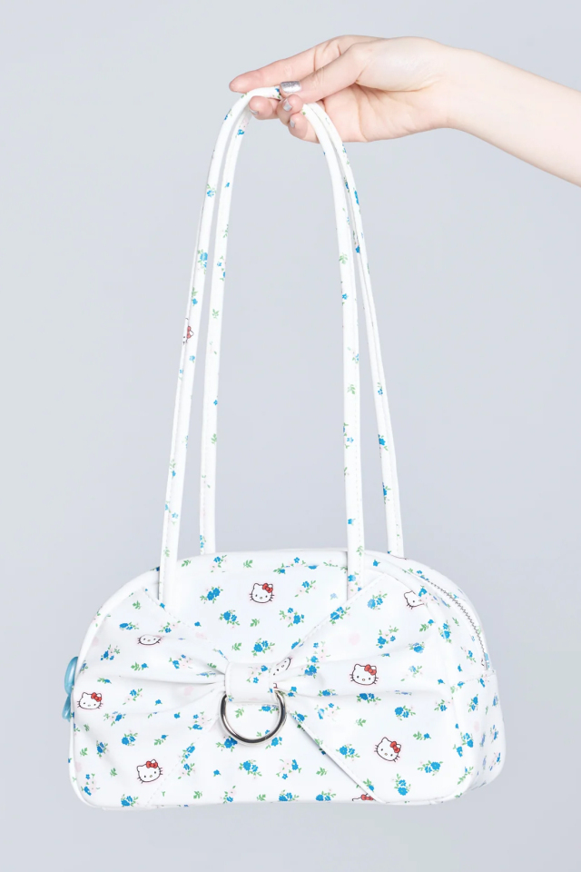 【Little Sunny Bite】hello kitty × little sunny bite ribbon bag